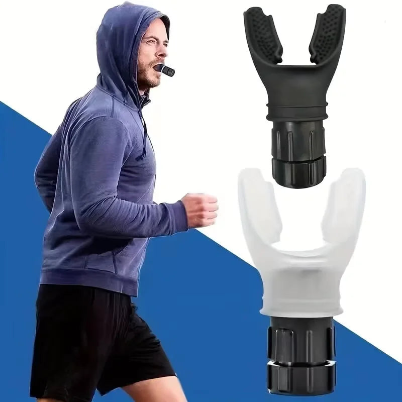 Breathing Trainer Lung Flexer Durable Fitness Exerciser Increases Lung Capacity Breath Adjustable Levels Respiratory Deep Breath