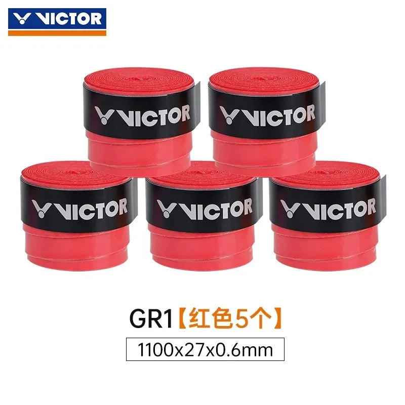 GR1 Badminton Racket Grip Tape Flat Anti-Slip Wear-Resistant Sweat-Absorbing Handle Tape for Sports Fitness