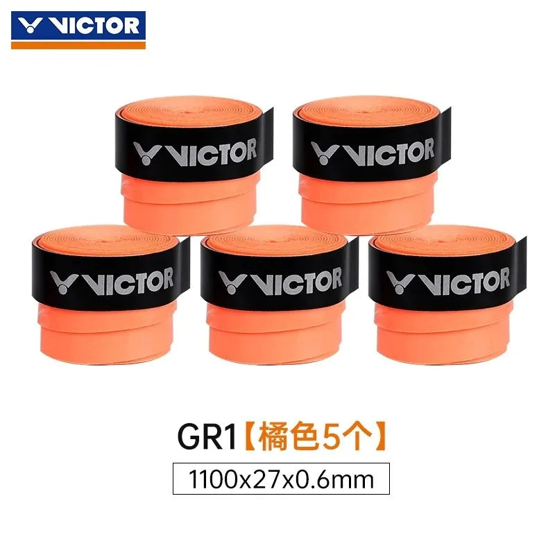 GR1 Badminton Racket Grip Tape Flat Anti-Slip Wear-Resistant Sweat-Absorbing Handle Tape for Sports Fitness