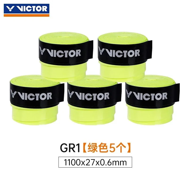 GR1 Badminton Racket Grip Tape Flat Anti-Slip Wear-Resistant Sweat-Absorbing Handle Tape for Sports Fitness