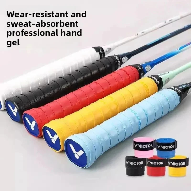 GR1 Badminton Racket Grip Tape Flat Anti-Slip Wear-Resistant Sweat-Absorbing Handle Tape for Sports Fitness
