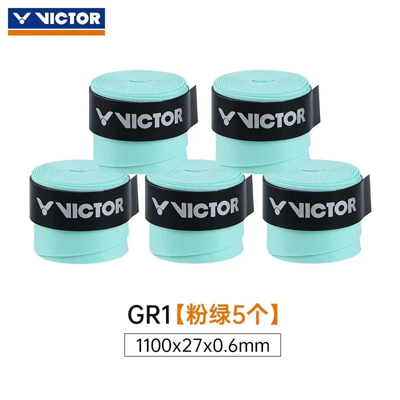 GR1 Badminton Racket Grip Tape Flat Anti-Slip Wear-Resistant Sweat-Absorbing Handle Tape for Sports Fitness