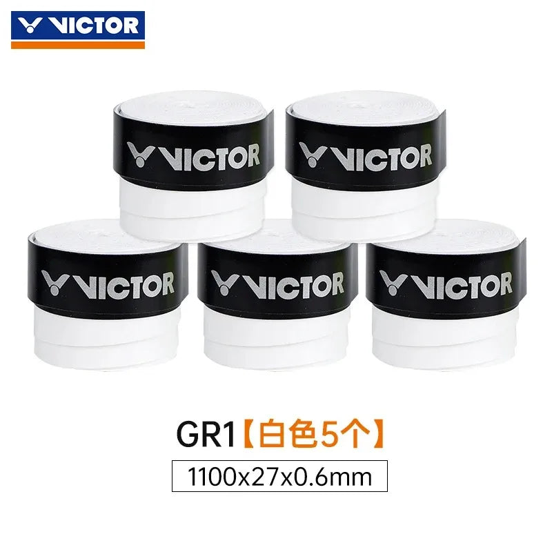 GR1 Badminton Racket Grip Tape Flat Anti-Slip Wear-Resistant Sweat-Absorbing Handle Tape for Sports Fitness