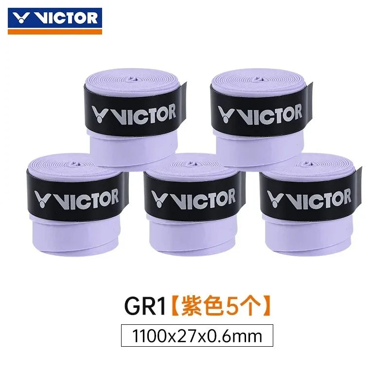 GR1 Badminton Racket Grip Tape Flat Anti-Slip Wear-Resistant Sweat-Absorbing Handle Tape for Sports Fitness