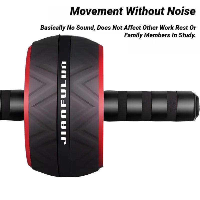 Big Roller For ABS Workout Wheel Exercise Equipment Core Abdominal Home Gym Muscle Device Fitness Men And Women Weight Loss
