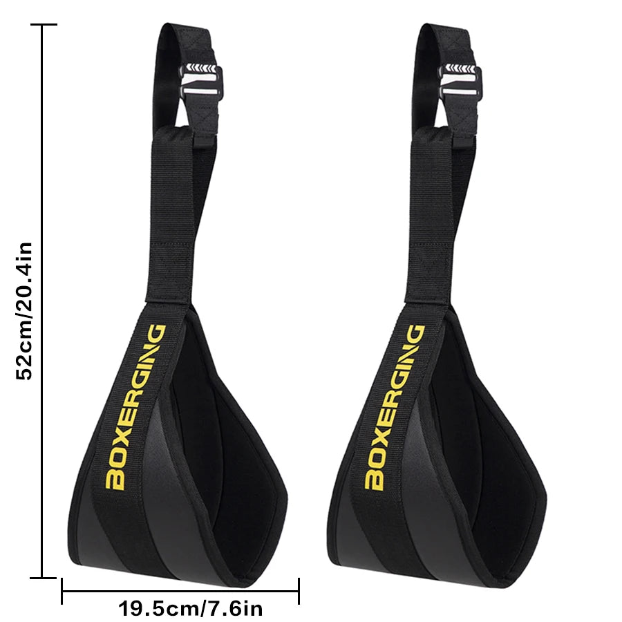 1 Pair Fitness Abdominal Muscle Belt Hanging AB Sling Straps Hanging Pull-Ups Training Horizontal Bar Gym Muscle Training Belt