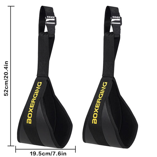 1 Pair Fitness Abdominal Muscle Belt Hanging AB Sling Straps Hanging Pull-Ups Training Horizontal Bar Gym Muscle Training Belt